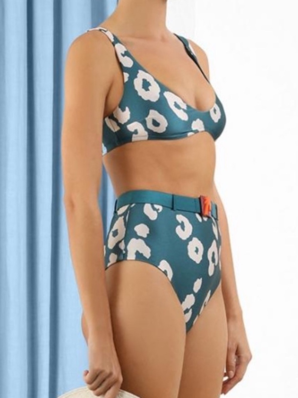 ZIMMERMANN High-Waist Leopard Print ‘Shelly” Bikini Set Sz 4-6 $575 - Picture 2 of 8